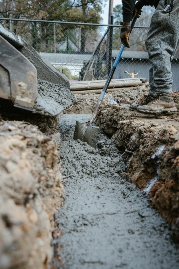Footings for foundation by Tauranga Concreters